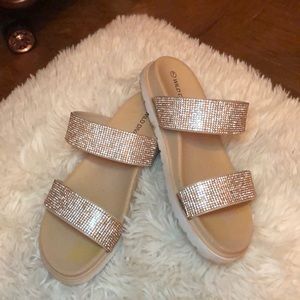 Rhinestone sandals